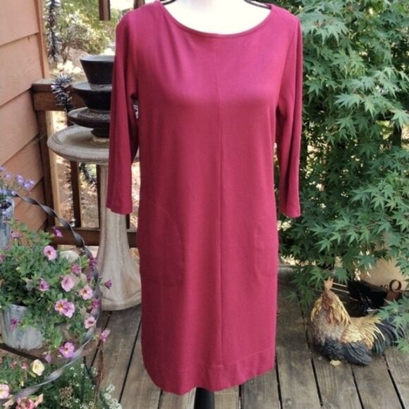 J. Jill Ponte Knit Shift Dress - Picture 1 of 11